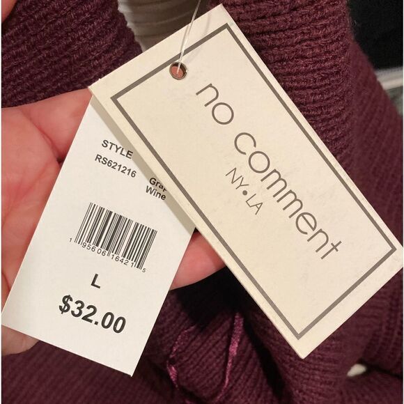 NWT Distressed Cropped Sweater - Picture 5 of 9